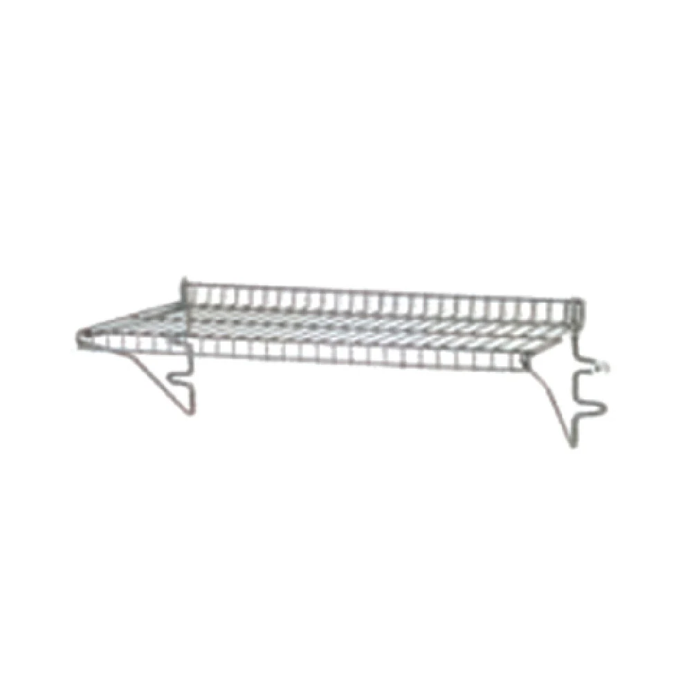 Eagle SNSW1224VG 24 Inch Epoxy Coated Wall Mounted Wire Shelf 70 Lbs Capacity