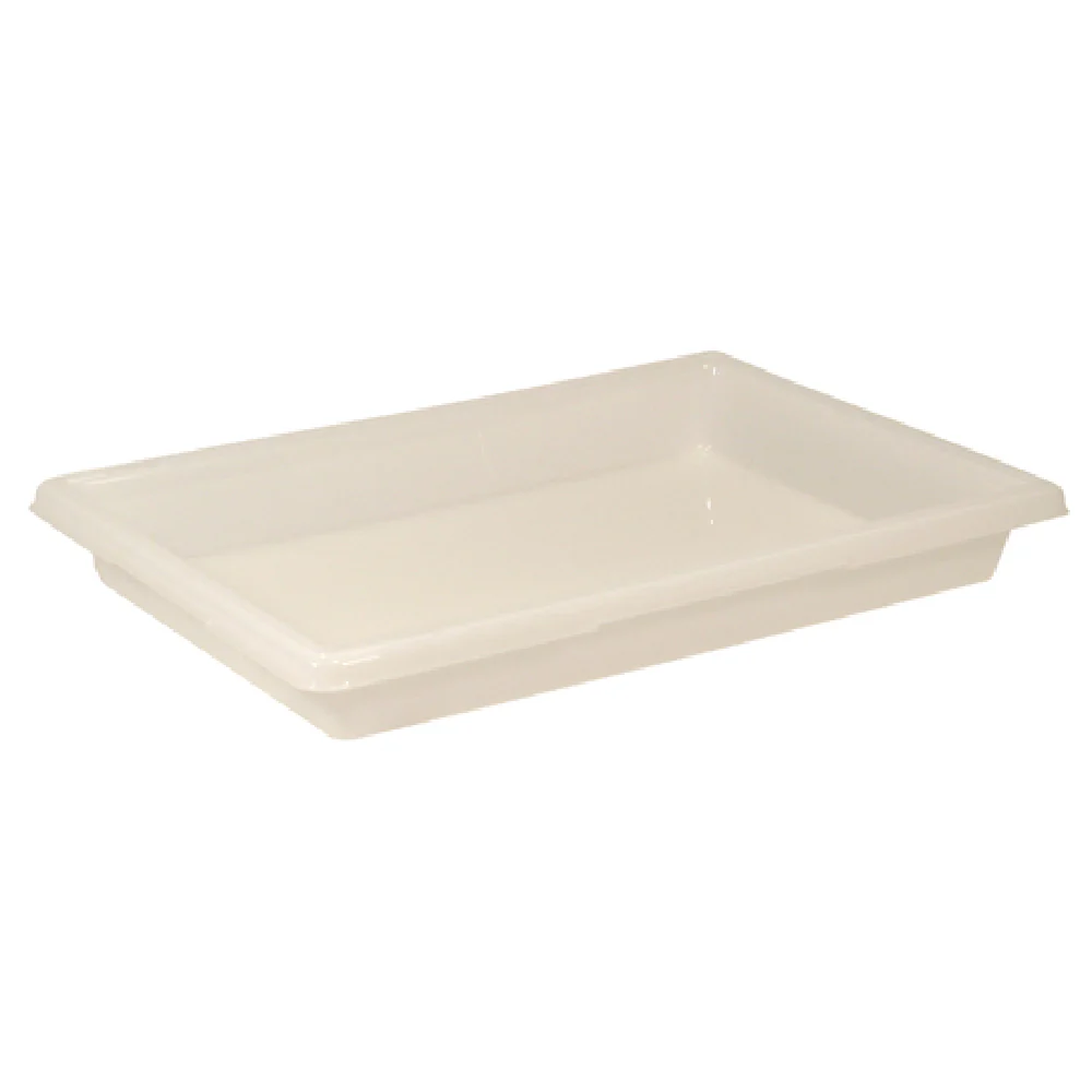 Rubbermaid FG350600WHT 5 Gallon Food Tote Box Dishwasher Freezer Safe White Polyethylene