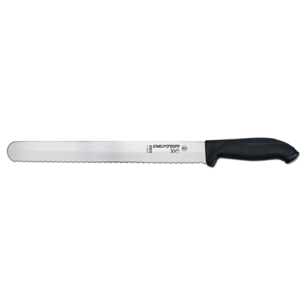 Dexter Russell 36011 12 Inch Stamped Knife High Carbon Steel Black Handle