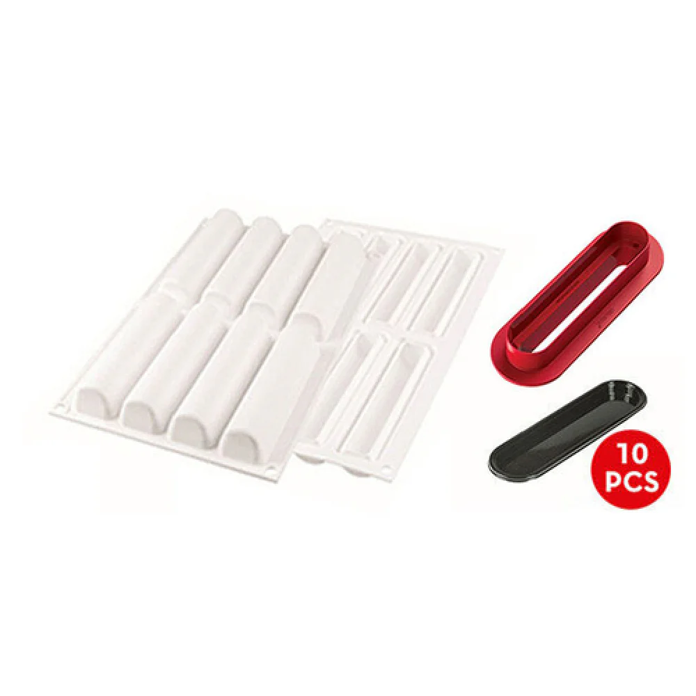 Louis Tellier CURVE CYLINDRE 75 1.06 Inch Cylinder Mold Food Mold Nonstick Silicone