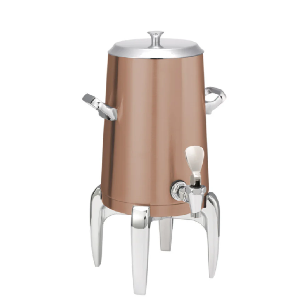 Service Ideas URN15VRGMDFL 12 Inch Vacuum Insulated Coffee Chafer Urn Rose Gold