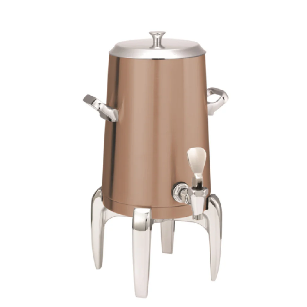 Service Ideas URN15VRGMDFL 12 Inch Vacuum Insulated Coffee Chafer Urn Rose Gold Service Ideas URN15VRGMDFL 12 Inch Vacuum Insulated Coffee Chafer Urn Rose Gold