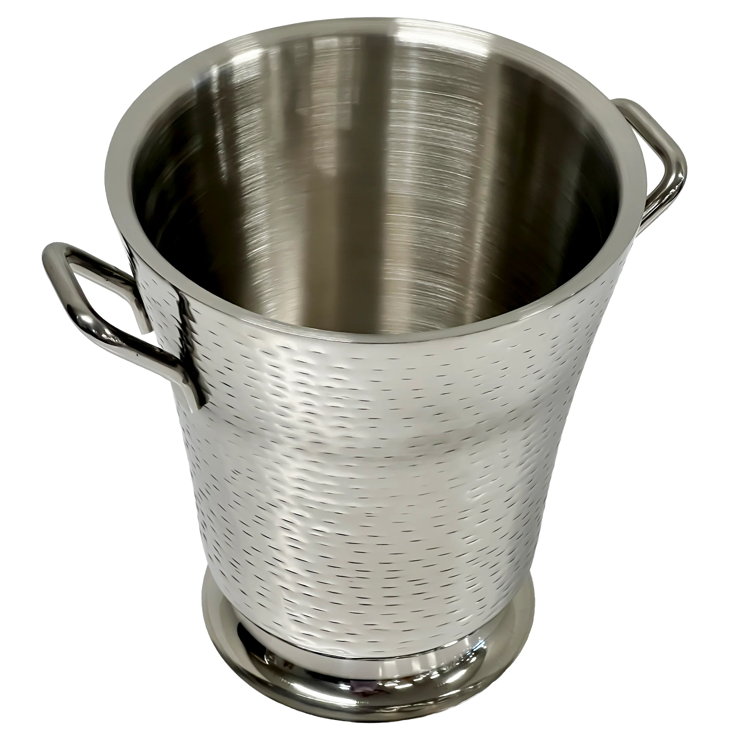 Tablecraft RWB119 8-1/2 Inch Diameter Wine Bucket With Handles Stainless Steel Tablecraft RWB119 8-1/2 Inch Diameter Wine Bucket With Handles Stainless Steel