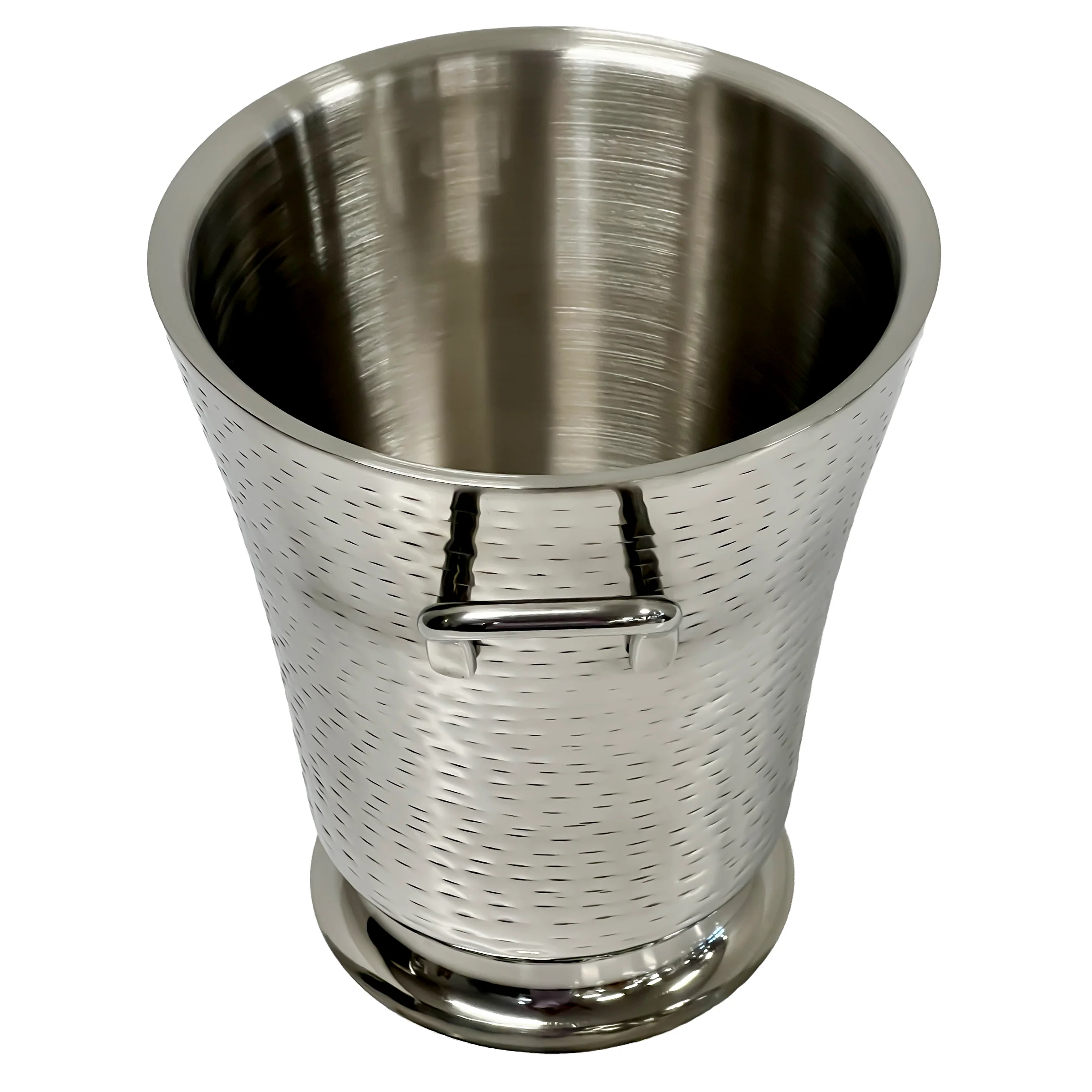 Tablecraft RWB119 8-1/2 Inch Diameter Wine Bucket With Handles Stainless Steel Tablecraft RWB119 8-1/2 Inch Diameter Wine Bucket With Handles Stainless Steel