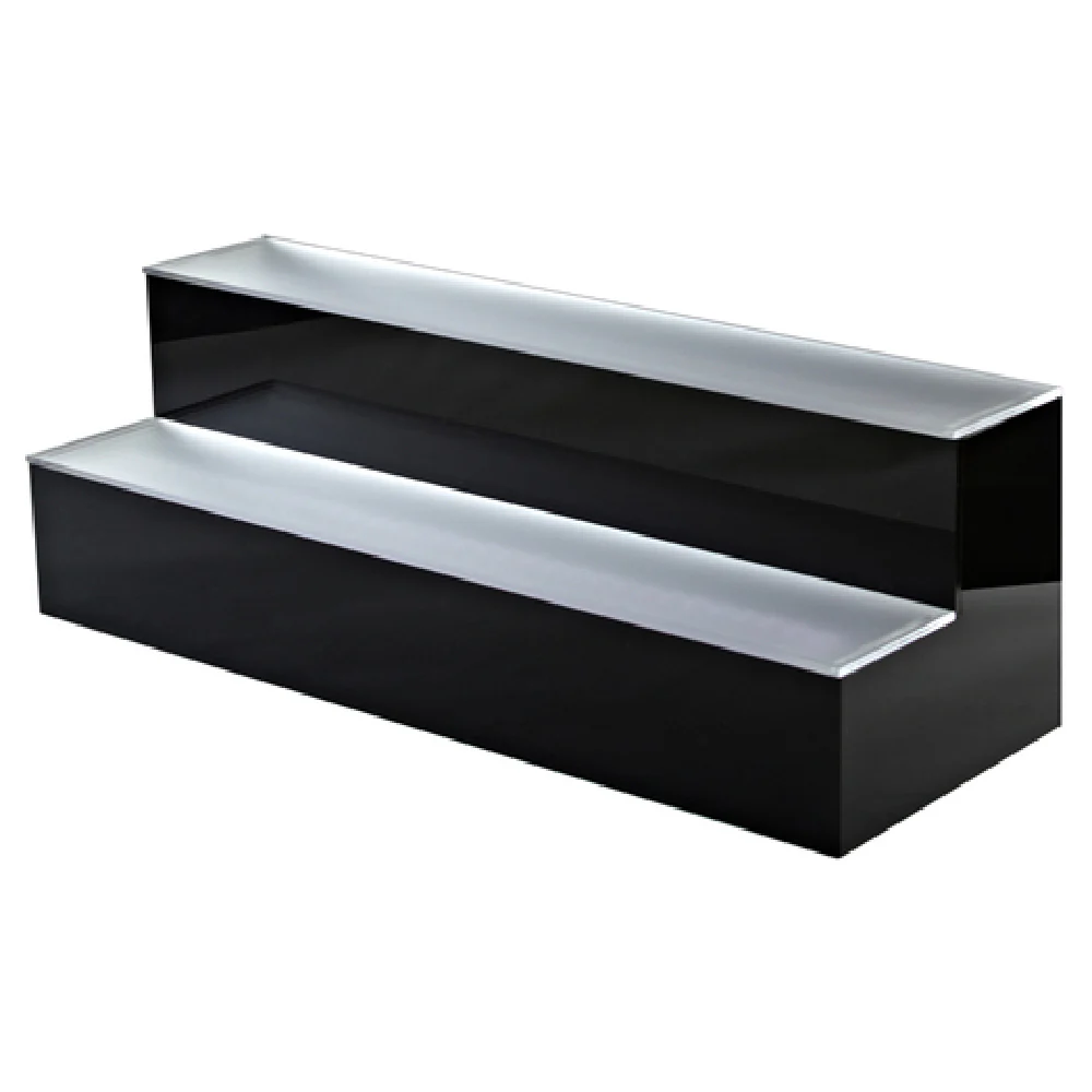Optional 60 Inch Lighted 2-Tier Countertop Liquor Display for Royal Series, Krowne KR-2T60-L