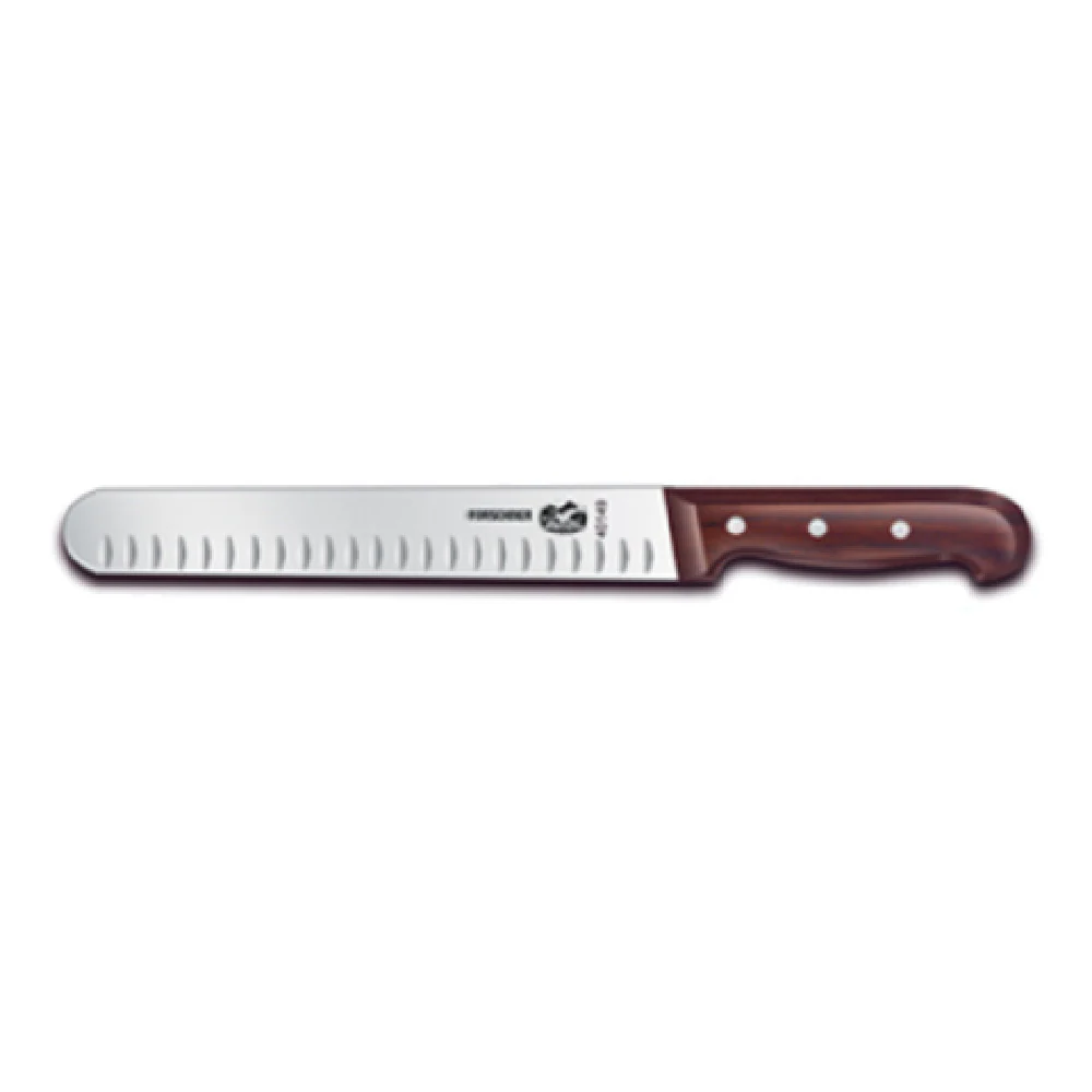 Victorinox 7.6059.10 10 Inch Blade 1-1/2 Inch Wide Knife Wood Handle Granton Edge