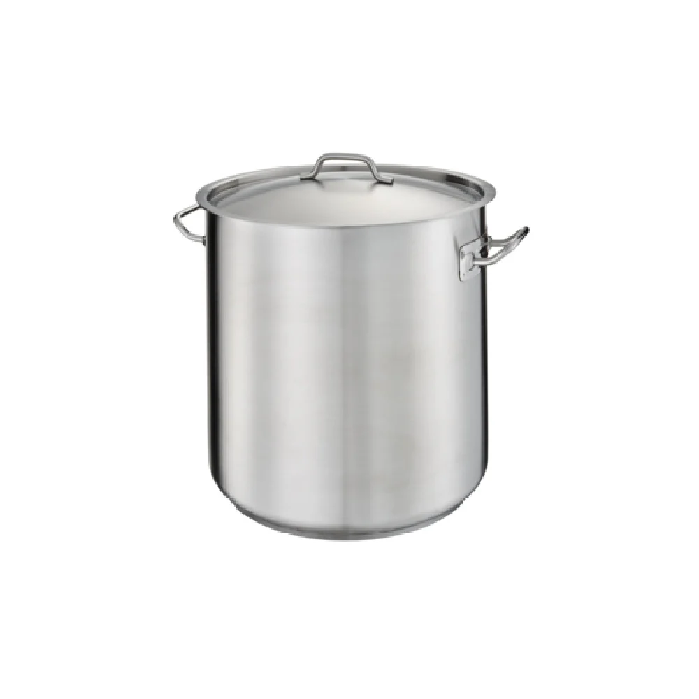 Stanton Trading SSTP25 25-1/4 Qt Induction Ready Stock Pot 3-Ply Aluminum Core Stanton Trading SSTP25 25-1/4 Qt Induction Ready Stock Pot 3-Ply Aluminum Core