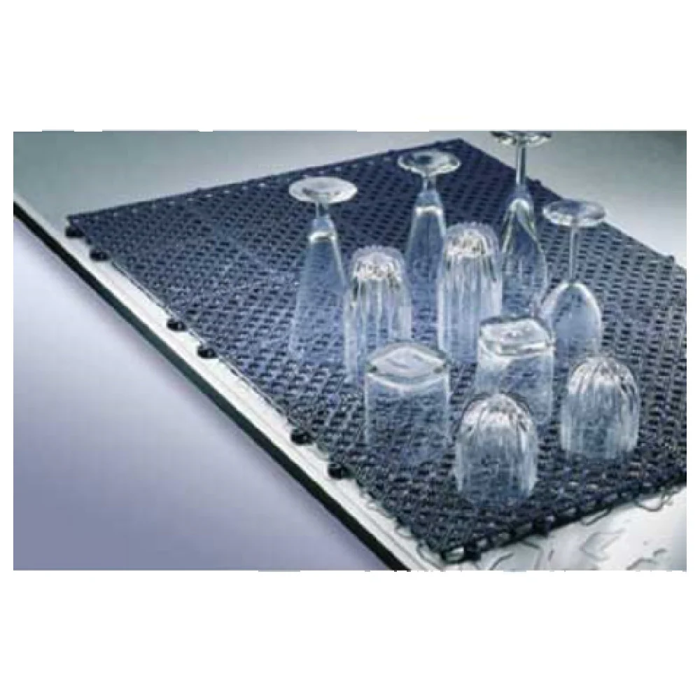 Cactus Mat 2553-CT 12 Inch Snap Together Liner Black Vinyl with Drainage
