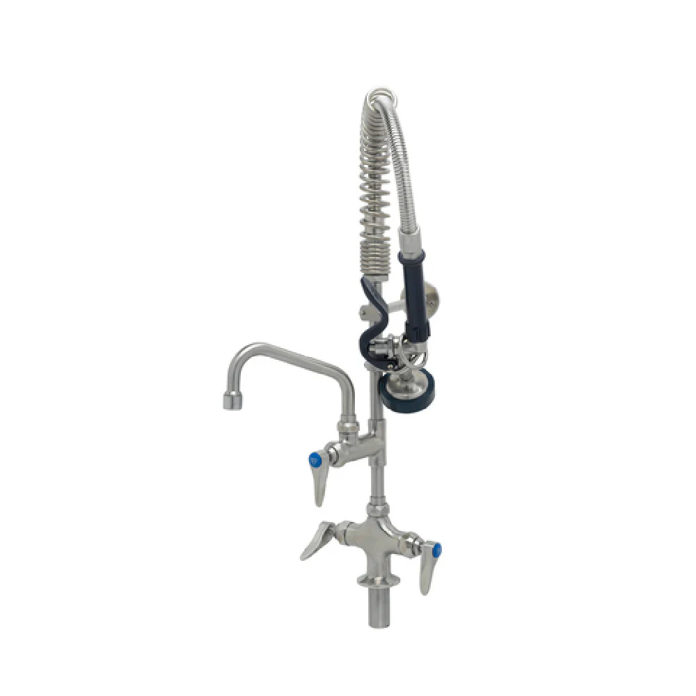 T&S Brass SMPK-2DLN-06 Stainless Steel Pre-Rinse Faucet Assembly with Flexible Hose