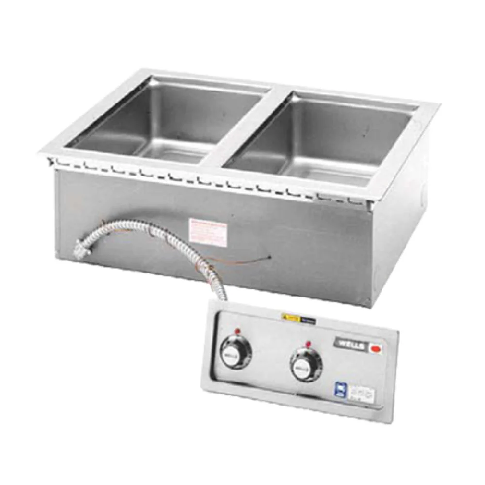 Wells MOD-200T 29 Inch Electric Food Warmer Built-in Top-mount Stainless Steel with Wet Dry Operation