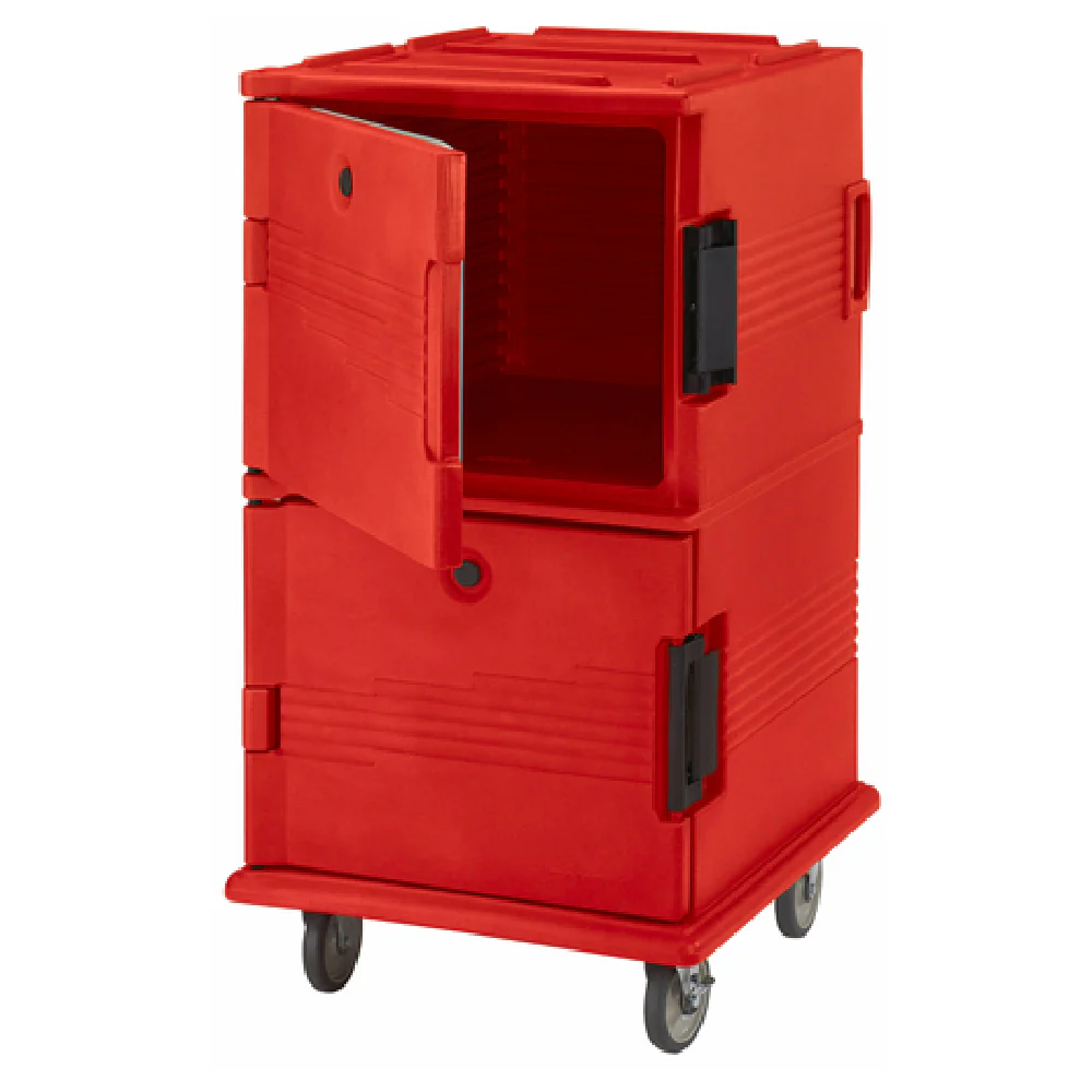 Cambro UPC1600158 28 Inch Enclosed Food Pan Carrier Insulated Red