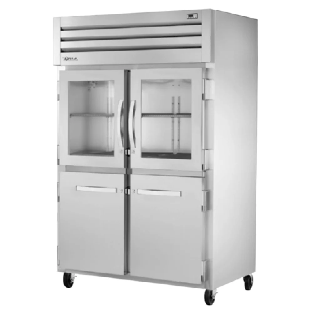 True Refrigeration STA2R-2HG/2HS-HC 52 Inch with Stainless Steel Refrigerator True Refrigeration STA2R-2HG/2HS-HC 52 Inch with Stainless Steel Refrigerator