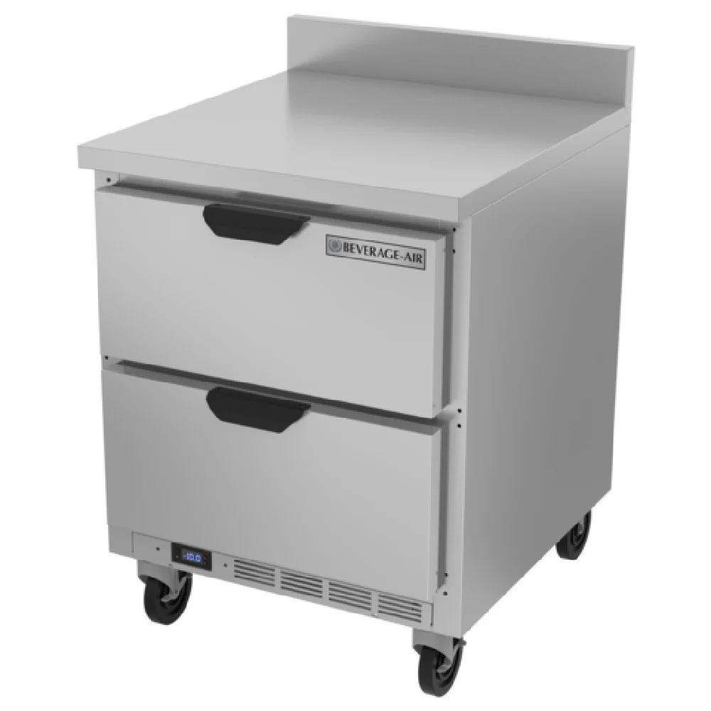 Beverage Air WTFD27AHC-2-FIP 27 Inch Worktop Freezer 6.13 cu ft with Drawers