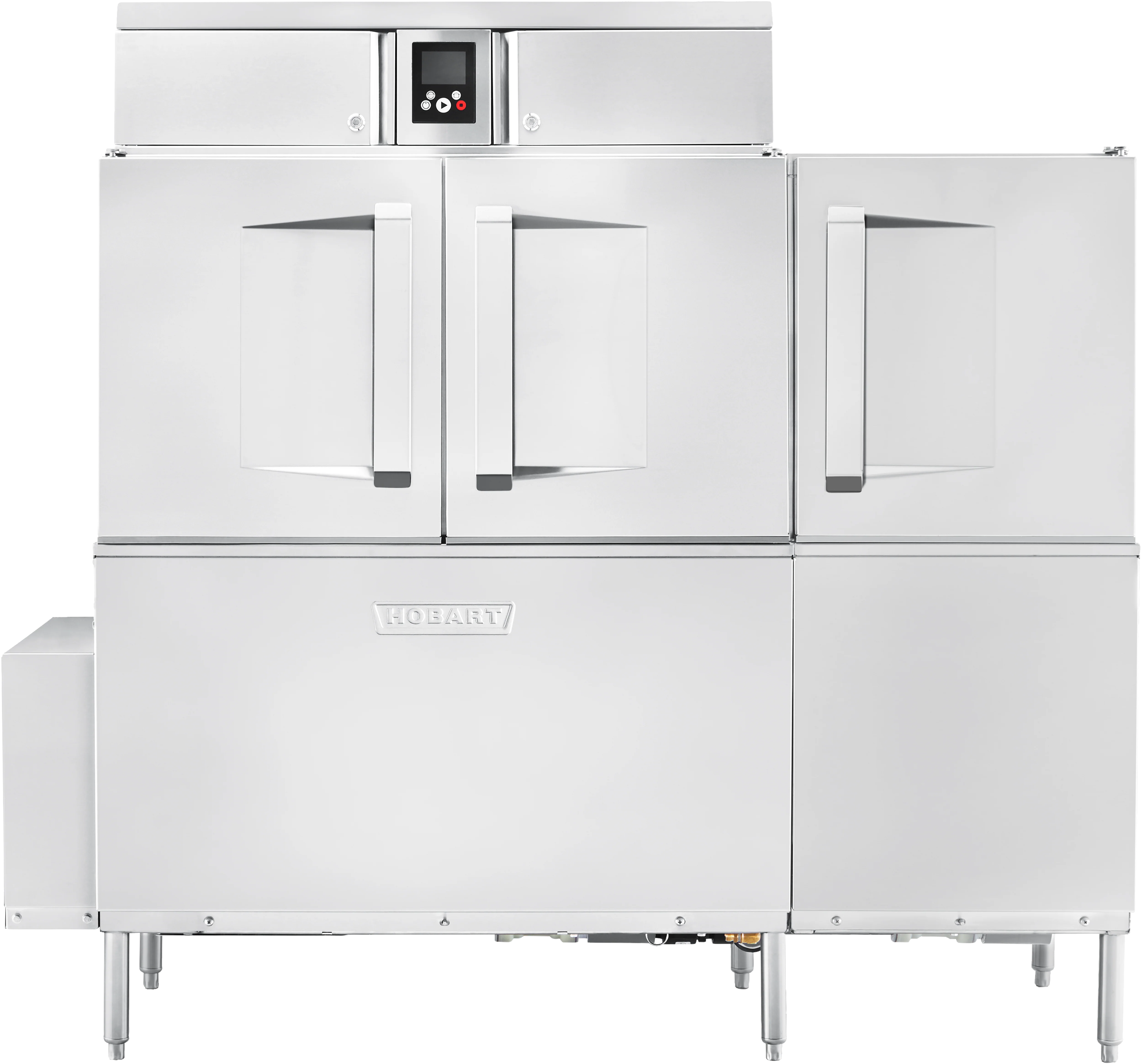 Hobart CL66-DWR+BUILDUP 44 Inch Conveyor Dishwasher with Power Scrapper Energy Recovery Hobart CL66-DWR+BUILDUP 44 Inch Conveyor Dishwasher with Power Scrapper Energy Recovery