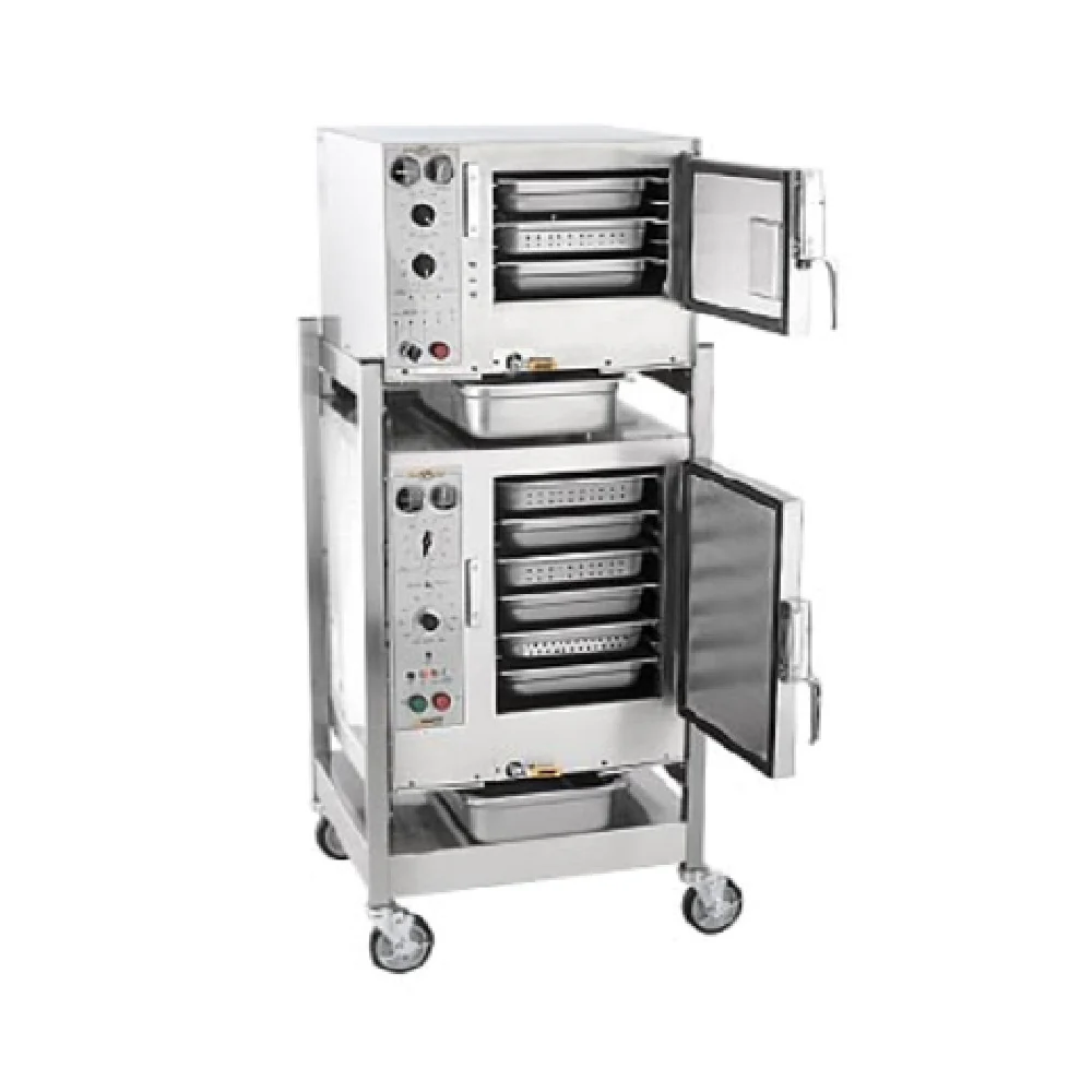 AccuTemp S3/S62081D060 DBL 27 Inch Electric Boilerless Convection Steamer with Stand AccuTemp S3/S62081D060 DBL 27 Inch Electric Boilerless Convection Steamer with Stand
