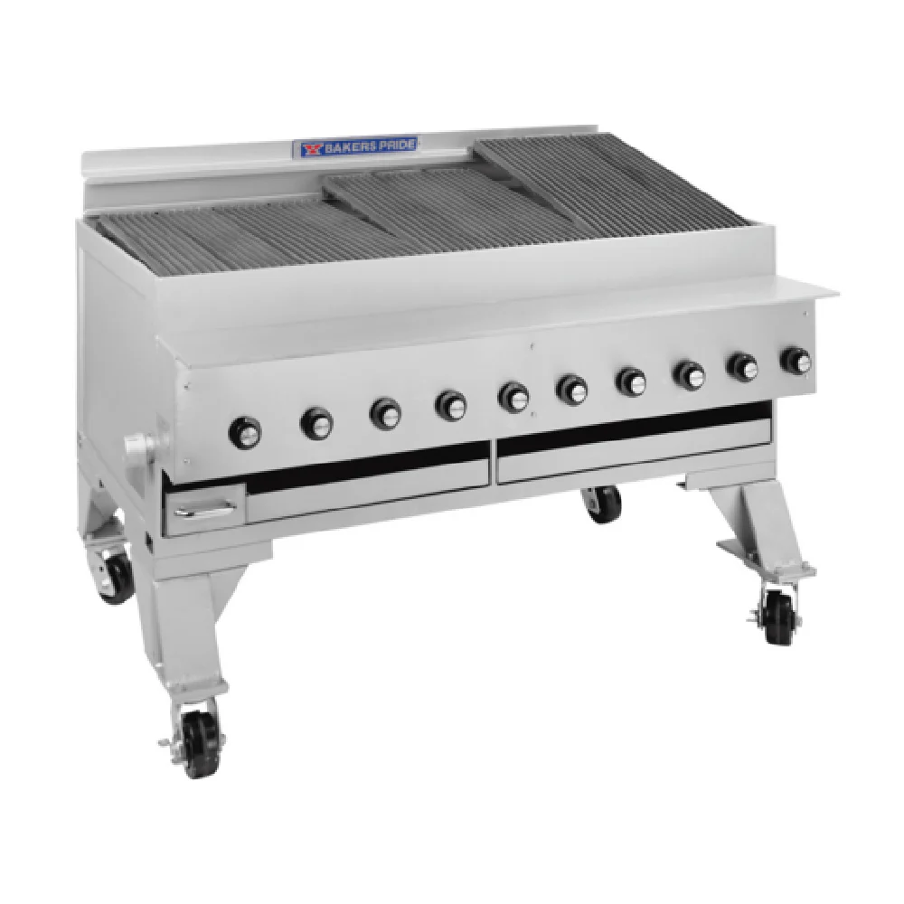 Bakers Pride CH-10_LP 55 Inch Charbroiler Gas Extra Heavy Duty 180000 BTU