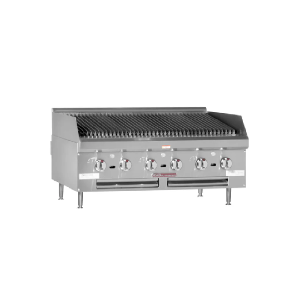 Southbend HDC-36_NAT 36 Inch Gas Charbroiler with Stainless Steel Burners 120000 BTU Southbend HDC-36_NAT 36 Inch Gas Charbroiler with Stainless Steel Burners 120000 BTU