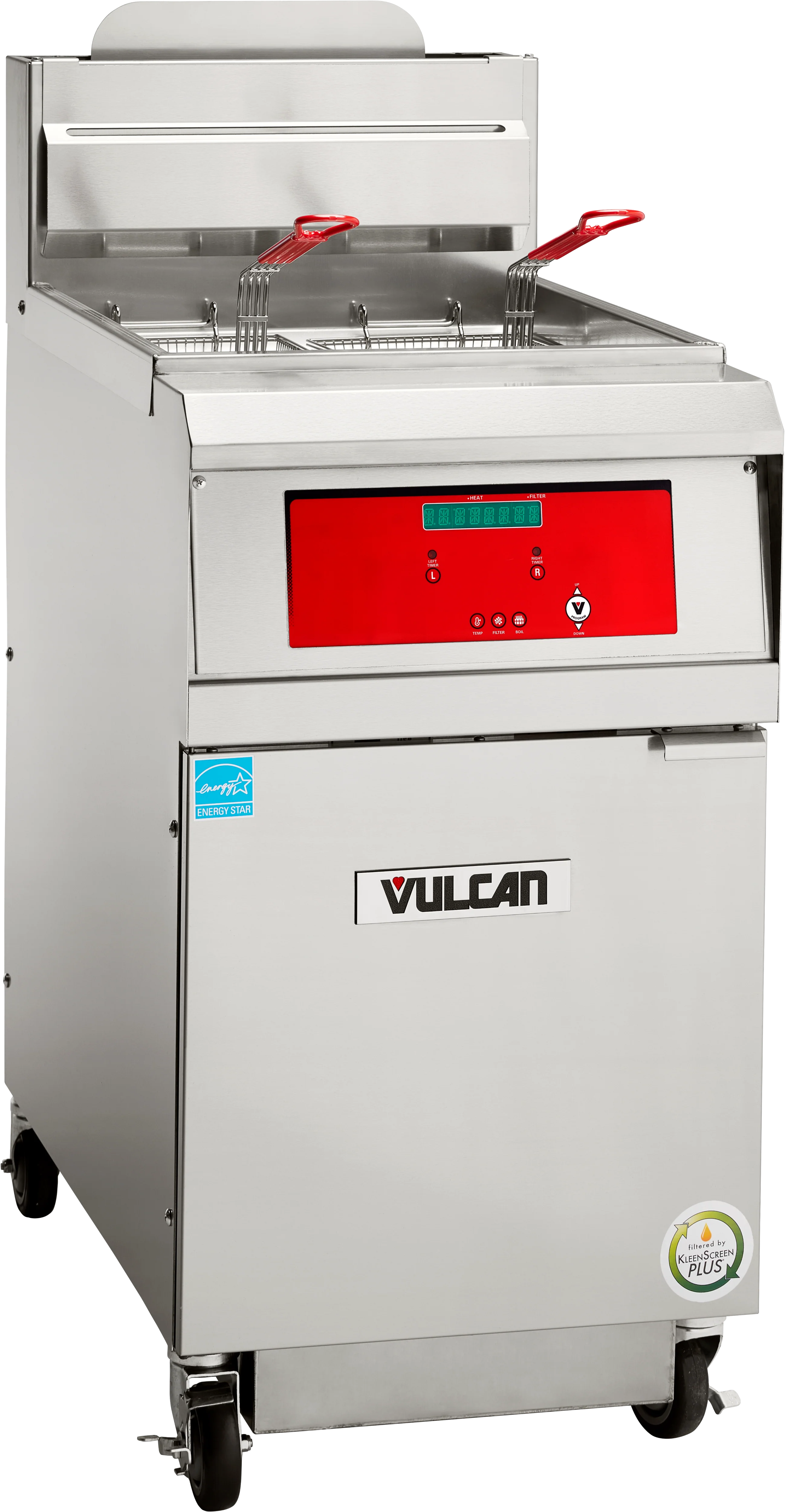 Vulcan 1VHG75DF_LP 19 Inch Gas Deep Fryer High Efficiency 75 lbs Capacity 110000 BTU