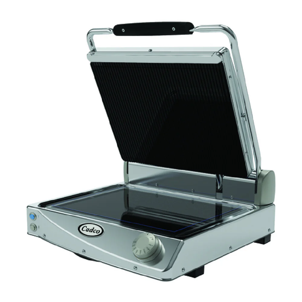 Cadco CPG-15(120) 19 Inch Electric Sandwich Panini Grill with Ceramic Plates Cadco CPG-15(120) 19 Inch Electric Sandwich Panini Grill with Ceramic Plates