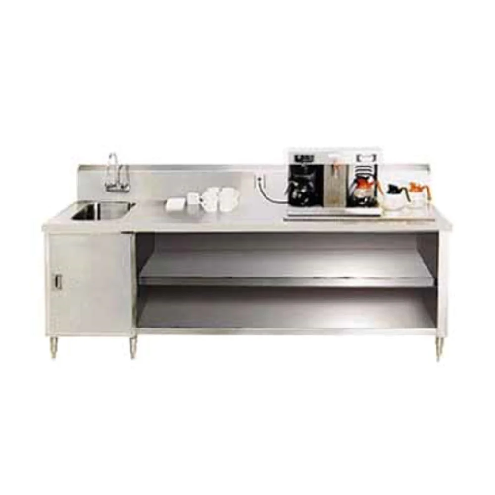 Advance Tabco BEV-30-108L 108 Inch Beverage Counter with Sink and Faucet