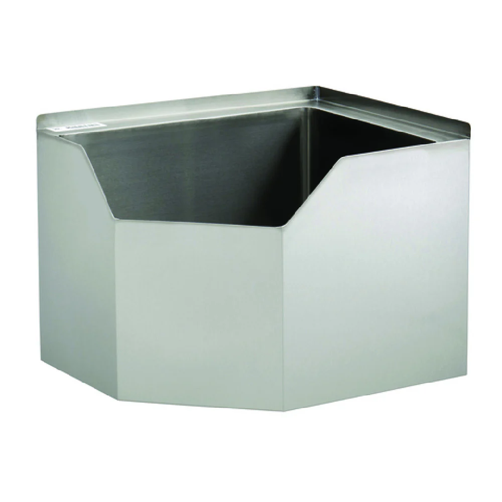 Hubert 17254 Kratos Corner Mop Sink 1-compartment 22-1/2