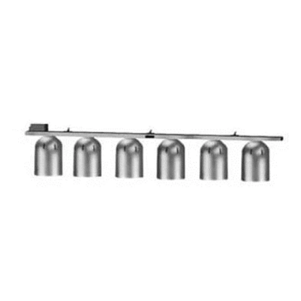 Nemco 6006-6 59 Inch Chain Hung Heat Lamp 6 Bulb Infrared Stainless Steel Nemco 6006-6 59 Inch Chain Hung Heat Lamp 6 Bulb Infrared Stainless Steel