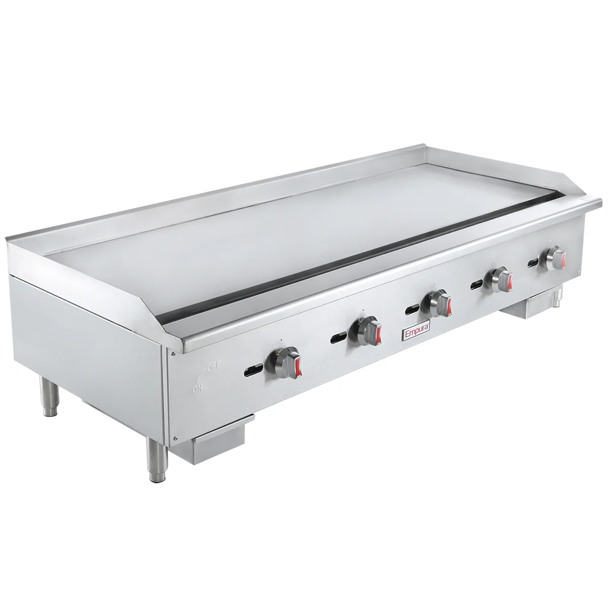 Empura Equipment EGG-60S 59-1/4 Inch Standard Duty Griddle Gas 5 Burner 150000 BTU