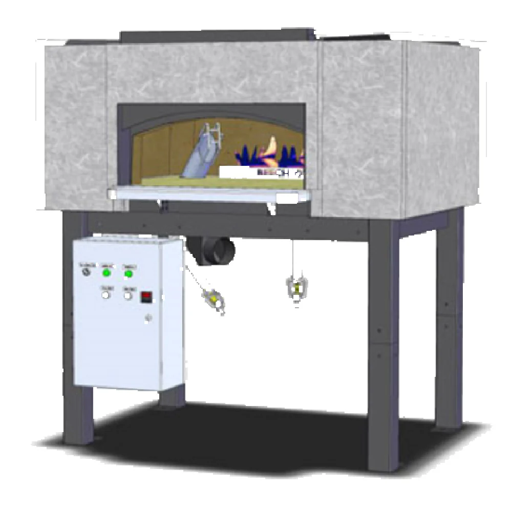 Beech Ovens REC1250GB 49 Inch Ceramic Wood Burning Oven with gas assist