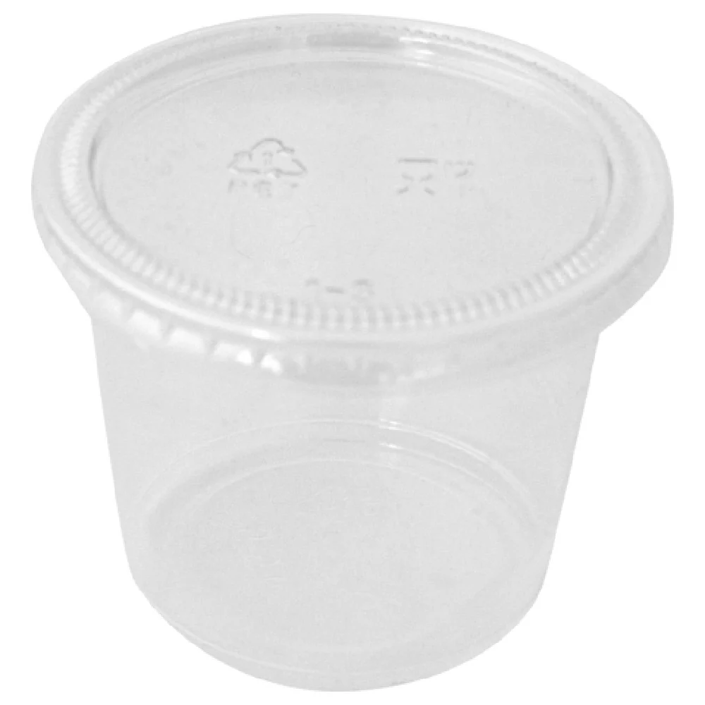 International Tableware TG-PP-55 5.5 oz Portion Cup with Lid Plastic Clear