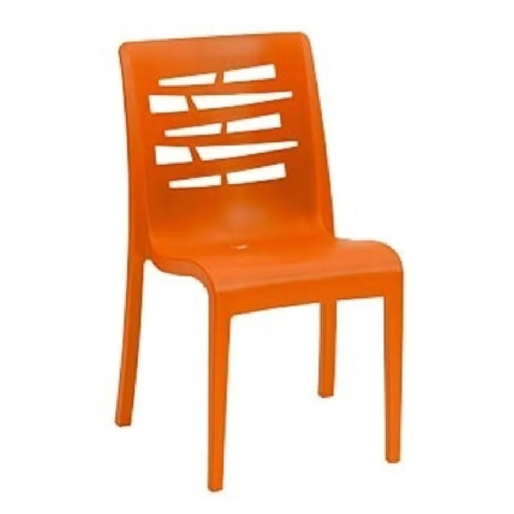 Grosfillex US812019 Chair Outdoor Stacking Nylon Footpads Resin Orange Grosfillex US812019 Chair Outdoor Stacking Nylon Footpads Resin Orange
