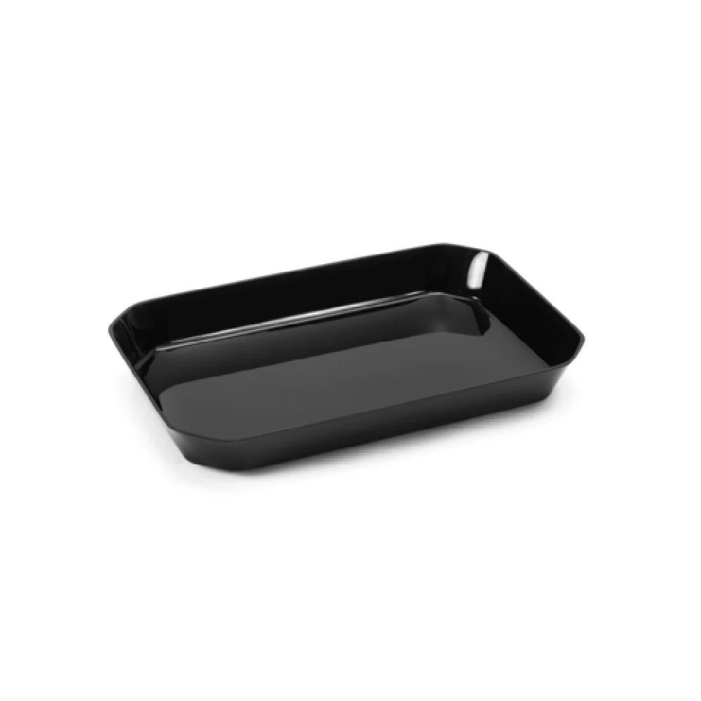 Steelite DFBCC151010 3-3/4 Quart Bowl Black Rectangular Acrylic Plastic Steelite DFBCC151010 3-3/4 Quart Bowl Black Rectangular Acrylic Plastic