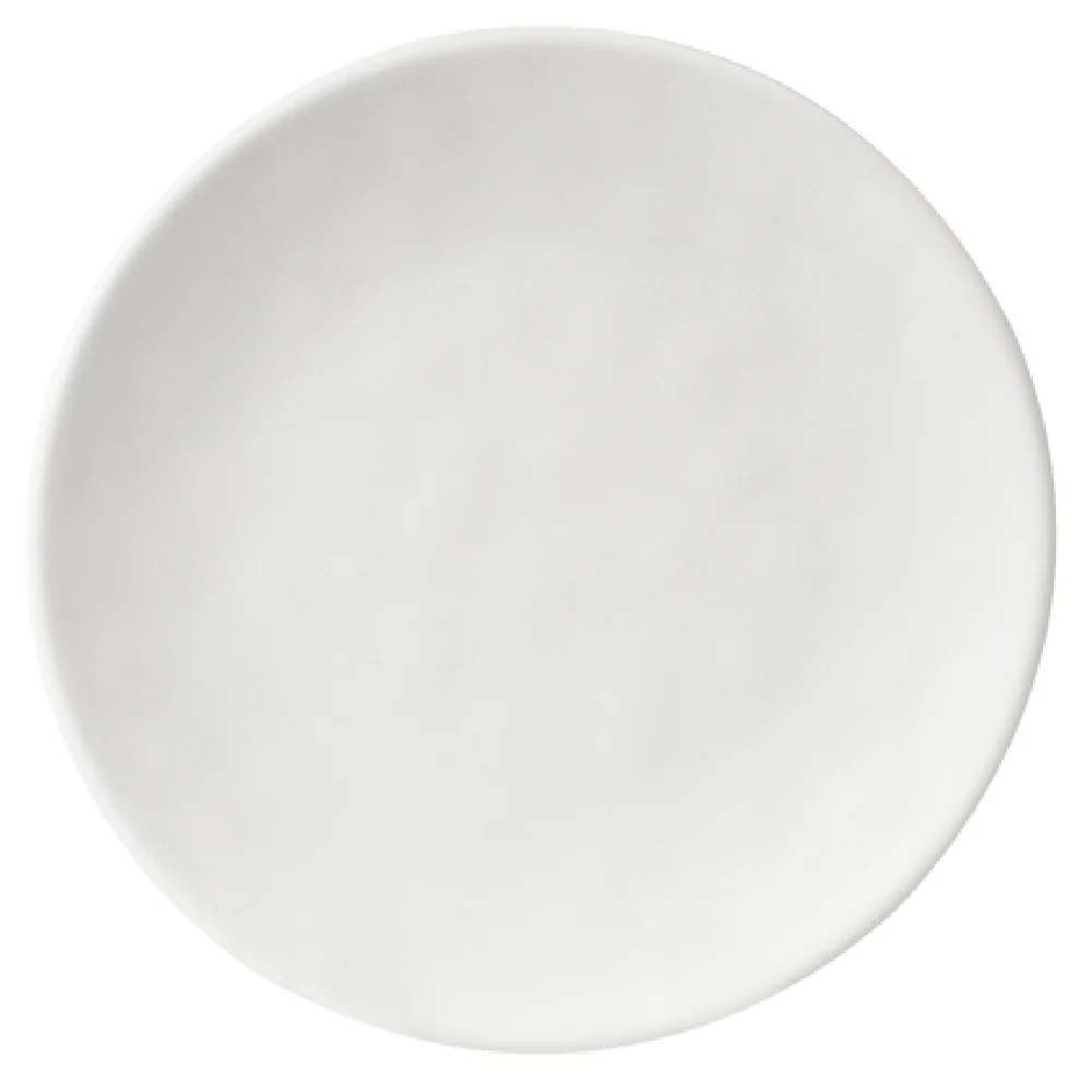 GET Enterprises RT10R-OW 10 Inch Round Plate with Break Chip Stain Scratch Resistant Melamine
