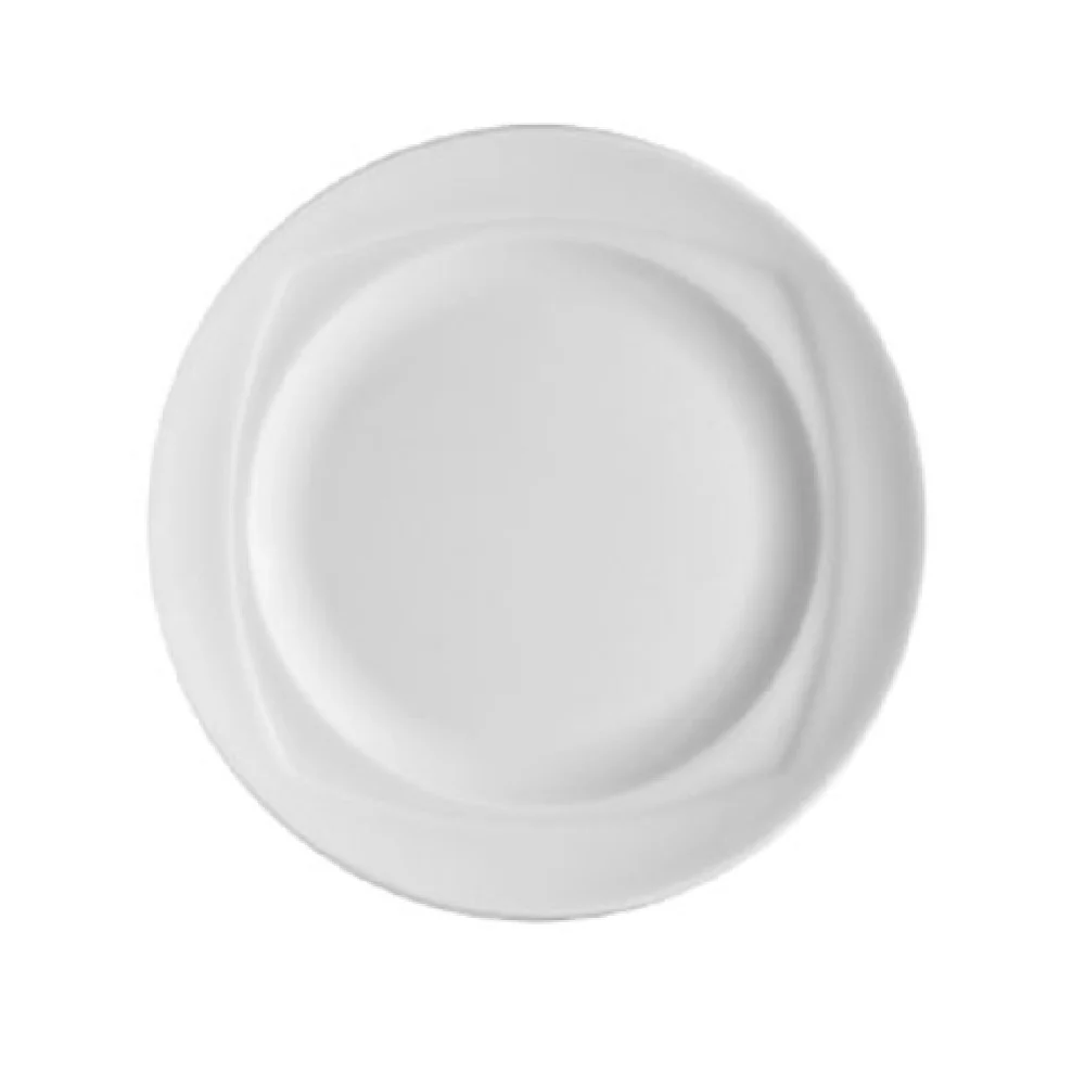 BauscherHepp 470025 10 Inch Charisma Plate Round Wide Rim Porcelain