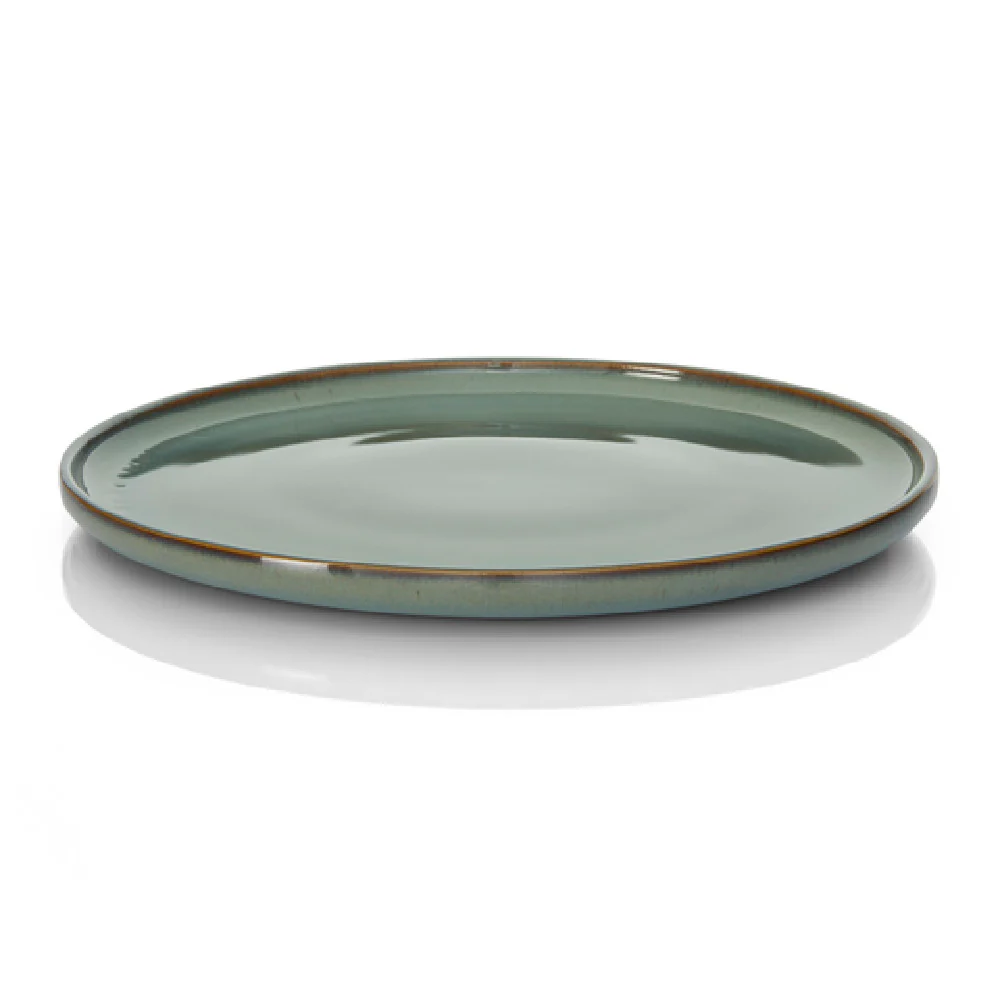 BauscherHepp 53.0021.0102 10 Inch Round Plate Ceramic Lagoon - 6 Packs BauscherHepp 53.0021.0102 10 Inch Round Plate Ceramic Lagoon - 6 Packs