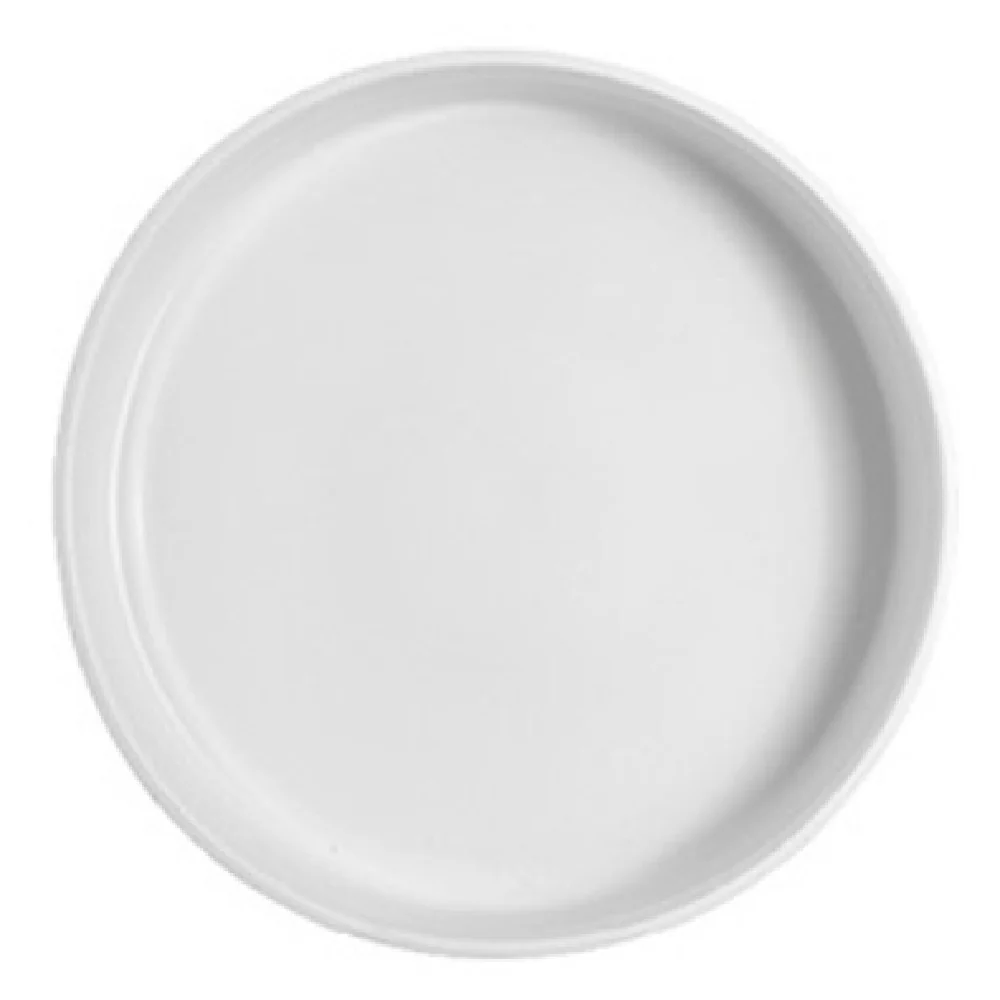 Vertex China AV-SL9 10 Inch Dish Shallow Round Porcelain Bright White Vertex China AV-SL9 10 Inch Dish Shallow Round Porcelain Bright White