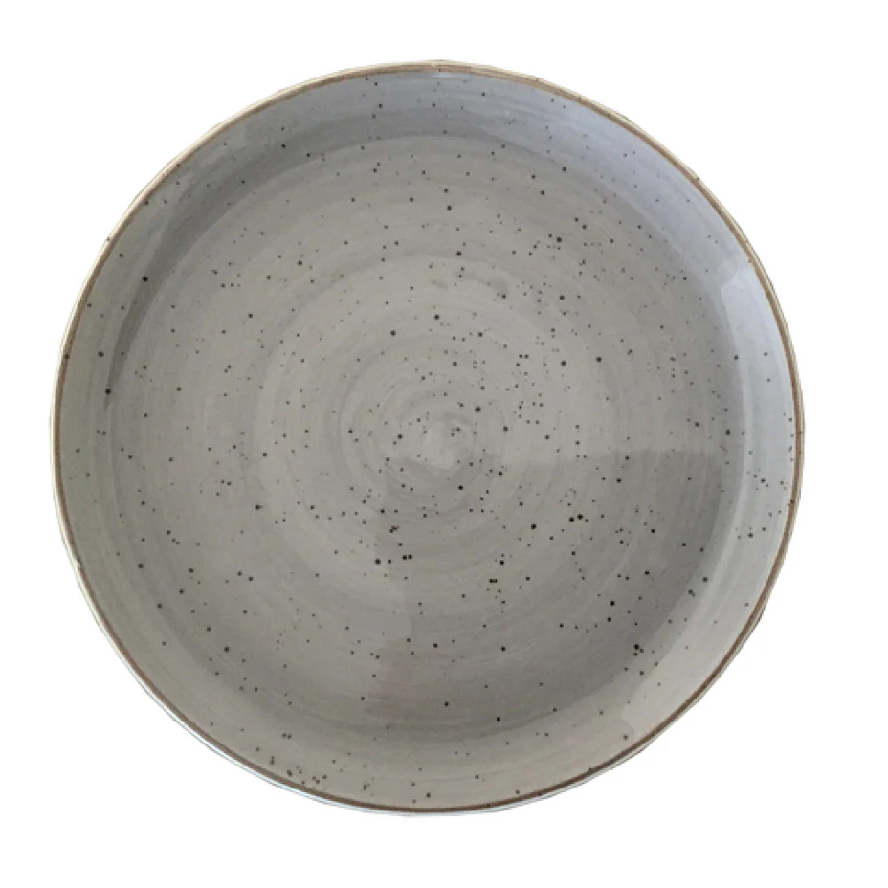 Tableware Solutions USA 29FUS334-08 10-3/4 Inch Diameter Round Coupe Plate China with Scratch Resistant and Oven and Microwave Safe