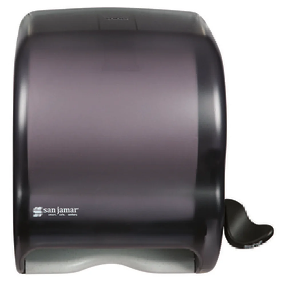 San Jamar T950TBK 12-1/2 Inch Paper Towel Dispenser Manual Lever Black Pearl San Jamar T950TBK 12-1/2 Inch Paper Towel Dispenser Manual Lever Black Pearl