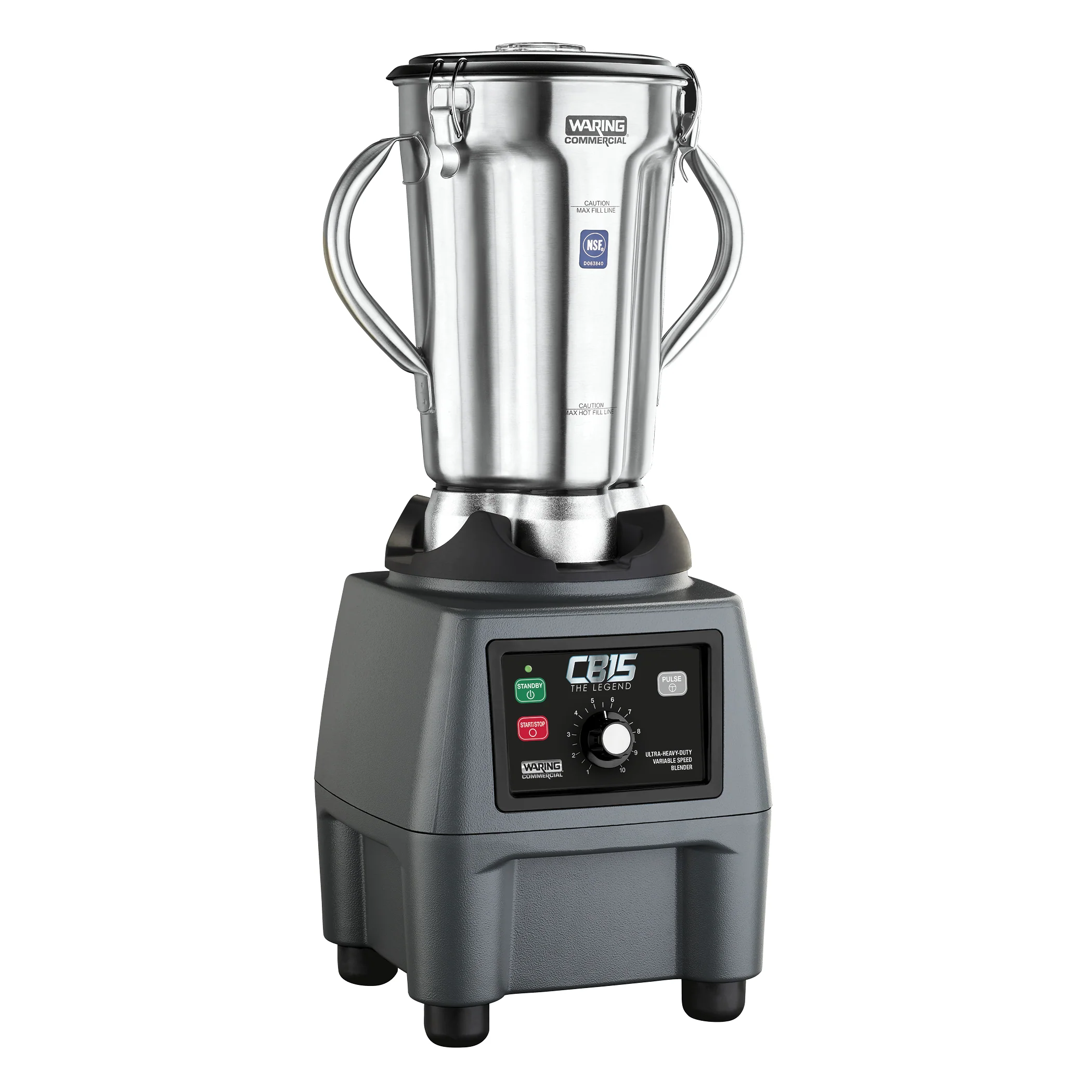 Waring CB15V The Legend One-Gallon Food Blender with Variable-Speed and Stainless Steel Container Waring CB15V The Legend One-Gallon Food Blender with Variable-Speed and Stainless Steel Container