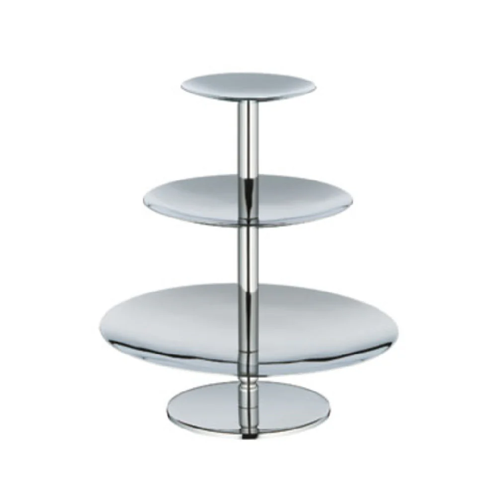 BauscherHepp 06.6903.6040 3-1/2 to 8 Inch Diameter Pastry Stand 3 Tiers 18/10 stainless steel BauscherHepp 06.6903.6040 3-1/2 to 8 Inch Diameter Pastry Stand 3 Tiers 18/10 stainless steel