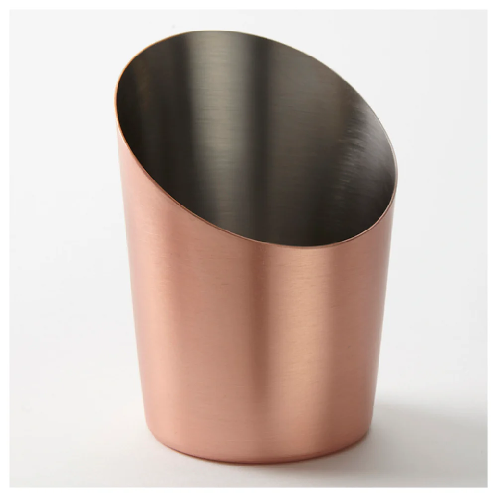 American Metalcraft FFCCS45 12 Oz French Fry Cup Copper Satin Finish