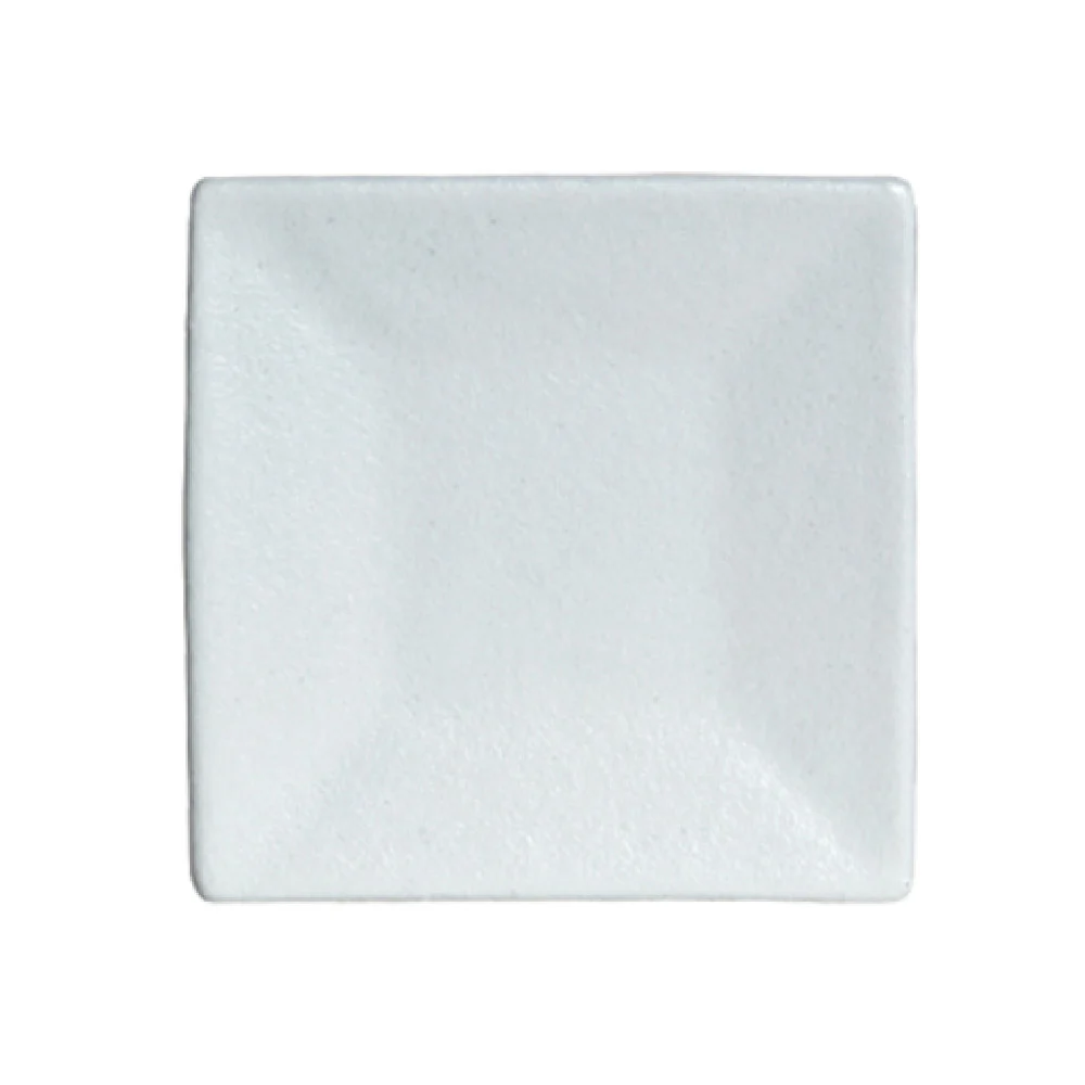 GET Enterprises PS000LT 5 Inch Square Platter Cast Aluminum Latte With Resin