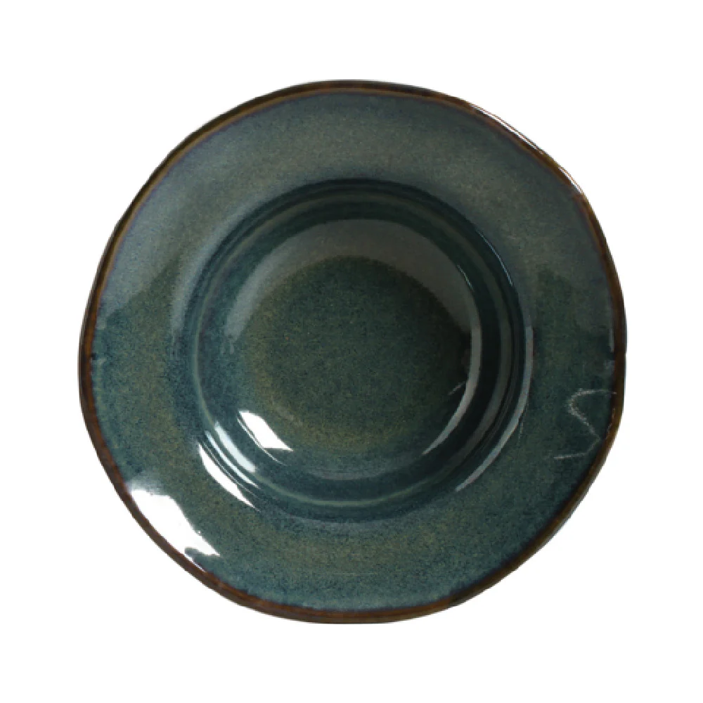 Porto Brasil 16014106701 7.5 Inch Deep Rim Plate with Stoneware - 12 Packs