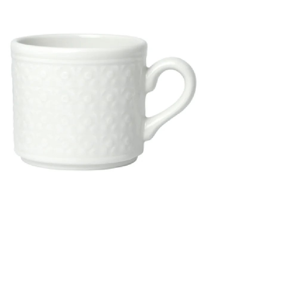 Steelite 1403X0132 3 Oz Cup White Fully Vitrified Ceramic Dishwasher Safe