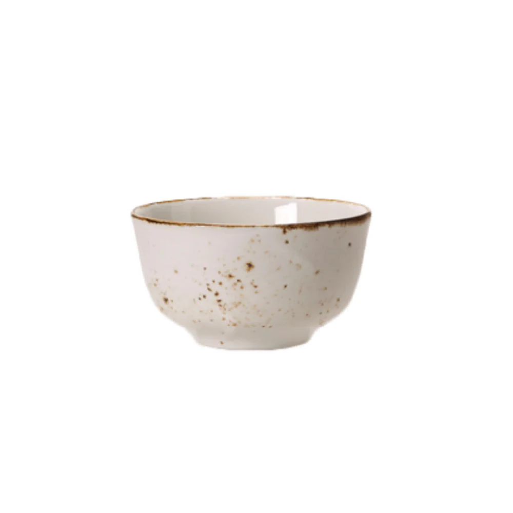 Steelite 11550379 8.0 Oz Round Bouillon/Sugar Bowl White Alumina Vitrified