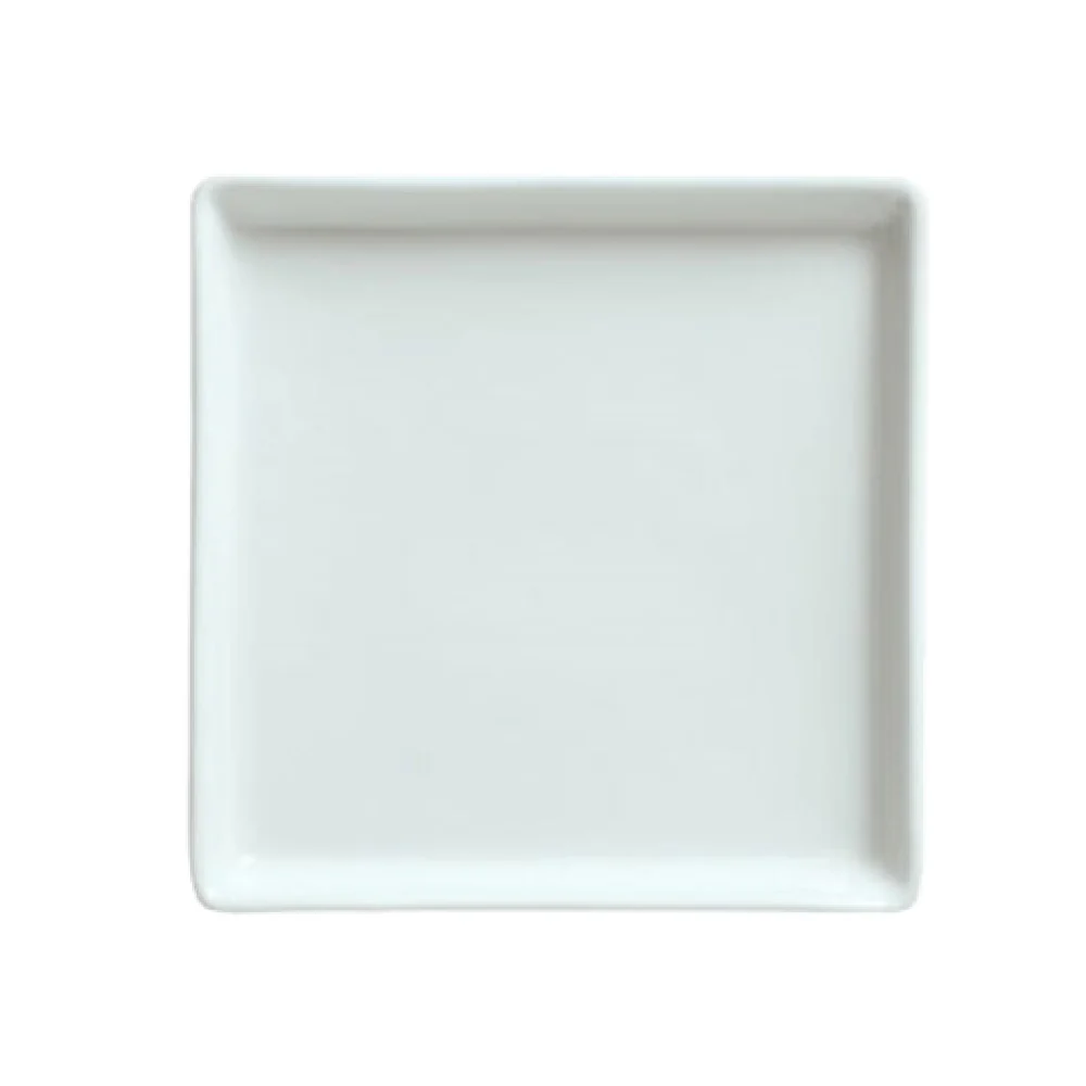 Libbey 911194480 6-1/4 Inch Tray Square Aluma White Porcelain Cases Libbey 911194480 6-1/4 Inch Tray Square Aluma White Porcelain Cases