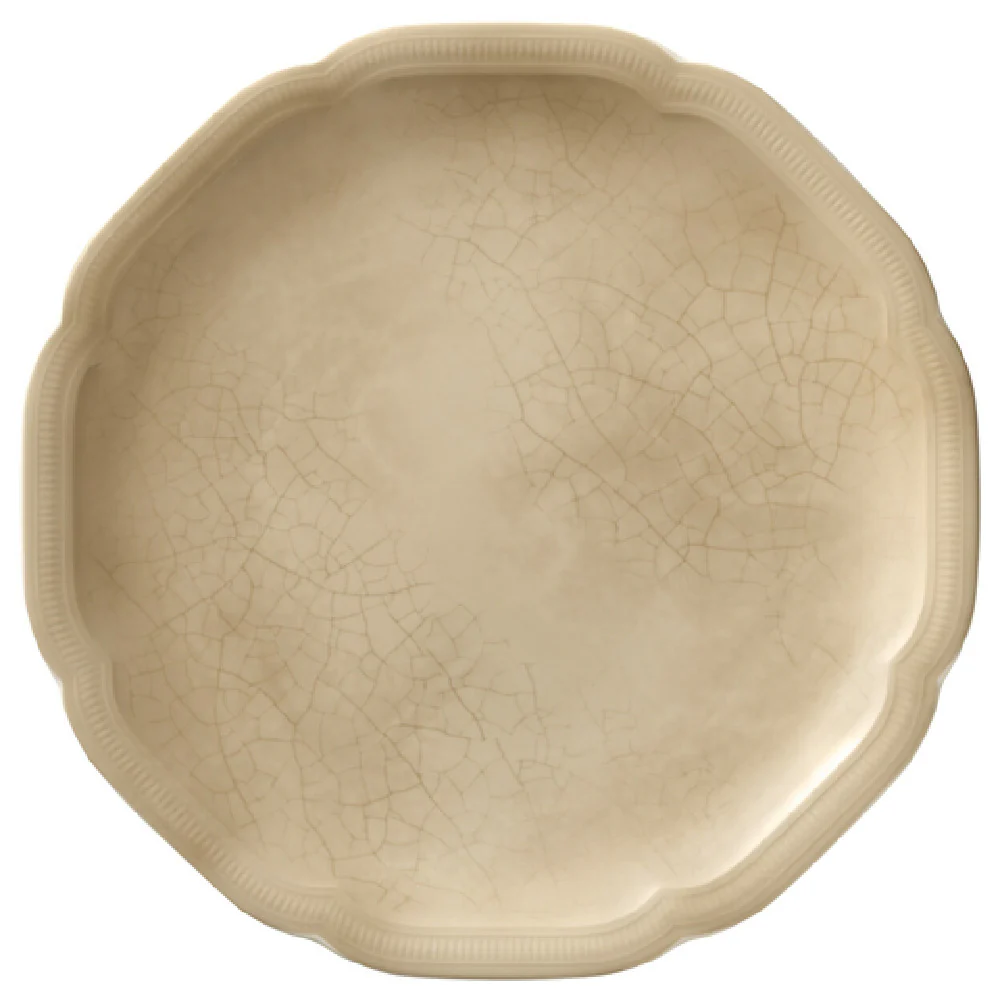 BauscherHepp 531276-426076 10 Inch Plate Round Flat Coupe Lead Free Porcelain