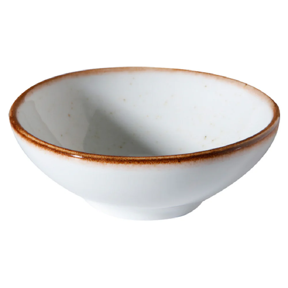 GET Enterprises PA1605930024 2.7 Oz Mini Bowl Round Porcelain Beige 3-3/4 Inch GET Enterprises PA1605930024 2.7 Oz Mini Bowl Round Porcelain Beige 3-3/4 Inch