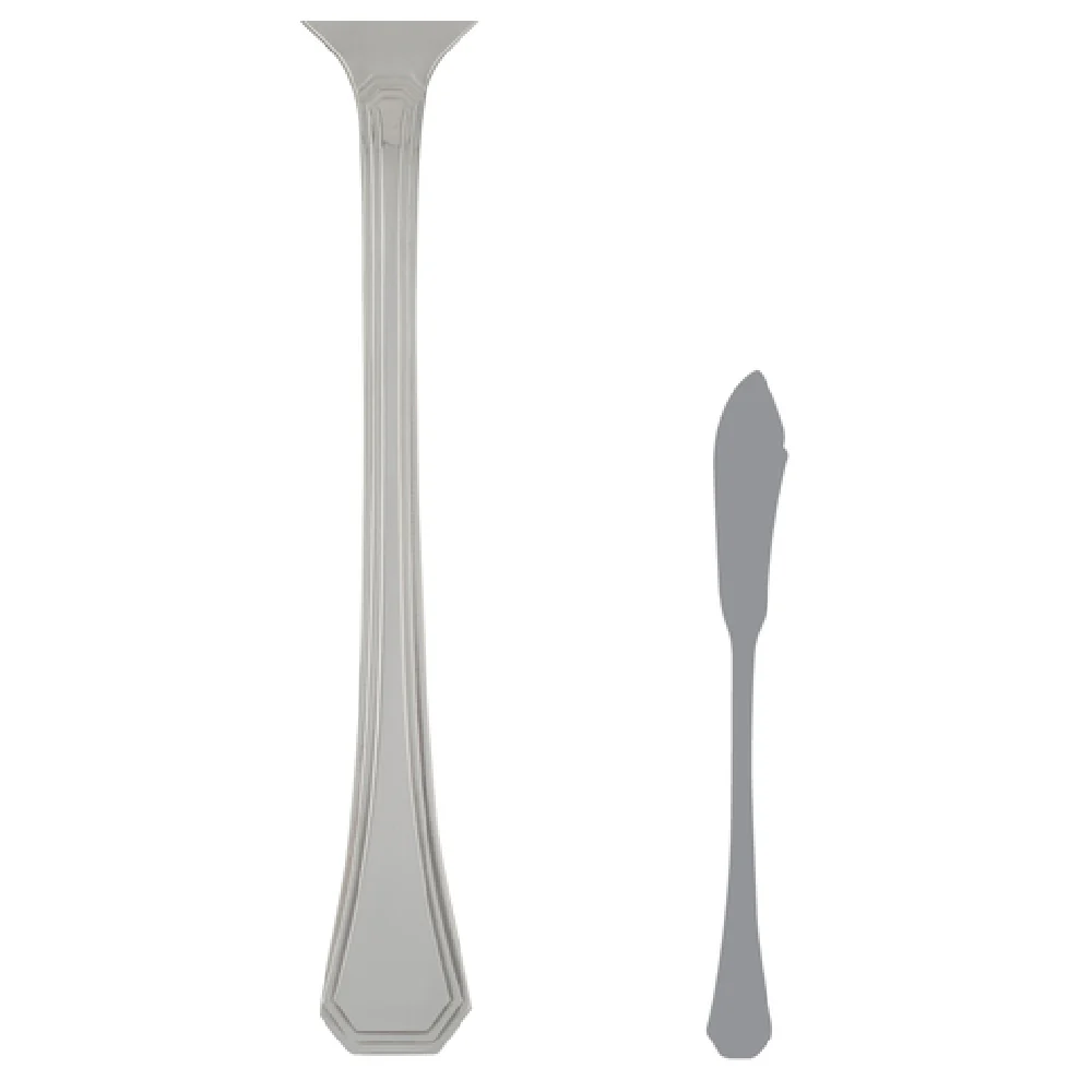 Steelite 5303S047 6-1/2 Inch Butter Spreader Deluxe 13/0 Stainless Steel