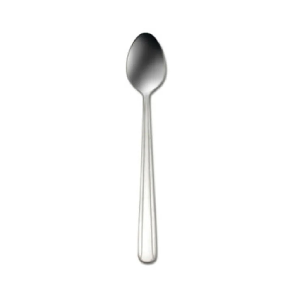 1880 Hospitality B421SITF 7-3/4 Inch Iced Tea Spoon with Linear Incised Handle 18/0 Stainless Steel