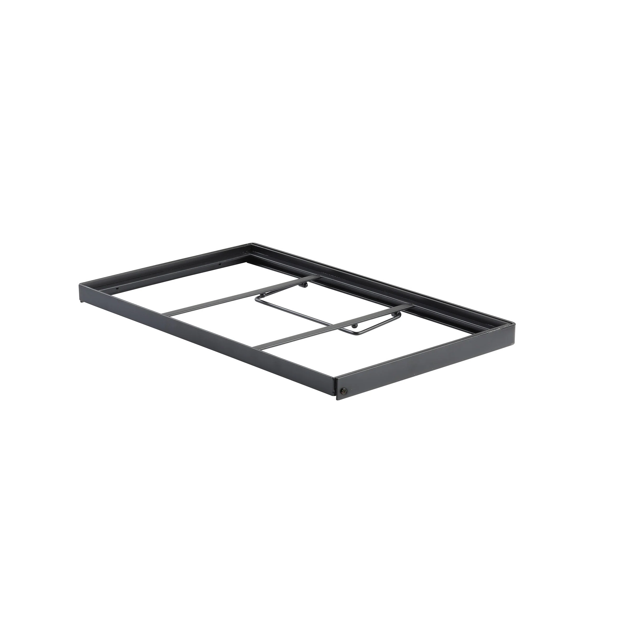Tablecraft 11448 13-1/2 Inch Crate Stand Collapsible Powder Coated Steel Black Tablecraft 11448 13-1/2 Inch Crate Stand Collapsible Powder Coated Steel Black